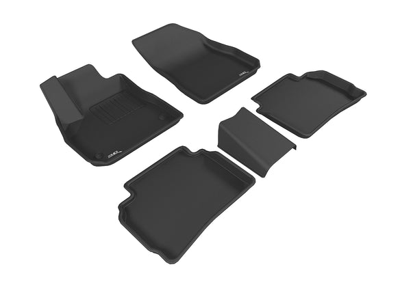 3D MAXpider KAGU Floor Mat for 2016-2023 CHEVROLET MALIBU  - BLACK - 1ST ROW 2ND ROW - L1CH07701509 [2014 2013 2012 2011 2010 2009]