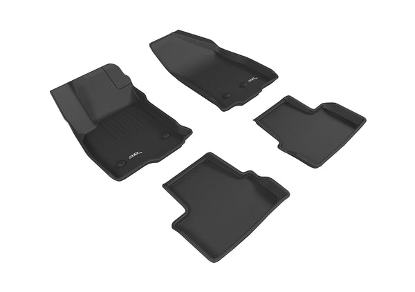 3D MAXpider KAGU Floor Mat for 2016-2019 CHEVROLET VOLT  - BLACK - 1ST ROW 2ND ROW - L1CH07901509 [2010 2009 2008 2007]