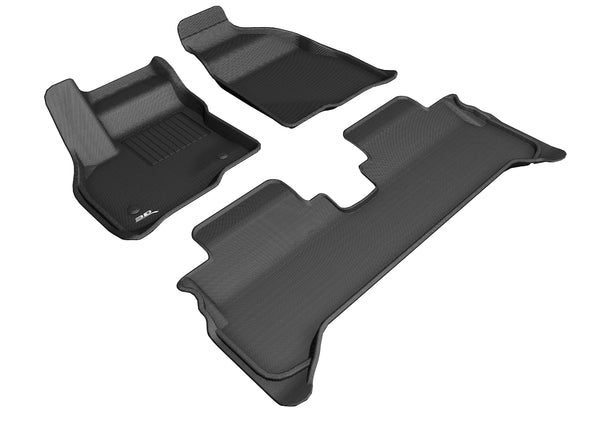 3D MAXpider KAGU Floor Mat for 2017-2023 CHEVROLET BOLT EV  - BLACK - 1ST ROW 2ND ROW - L1CH08701509 [2016 2015 2014 2013 2012]