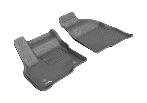 3D MAXpider KAGU Floor Mat for 2017-2023 CHEVROLET BOLT EV  - GRAY - 1ST ROW - L1CH08711501 [2016 2015 2014 2013 2012]