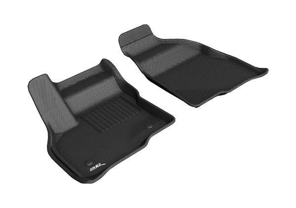 3D MAXpider KAGU Floor Mat for 2017-2023 CHEVROLET BOLT EV  - BLACK - 1ST ROW - L1CH08711509 [2016 2015 2014 2013 2012]