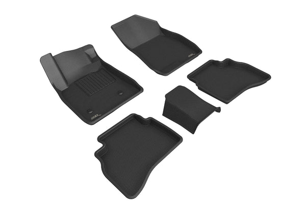 3D MAXpider KAGU Floor Mat for 2021-2023 CHEVROLET TRAILBLAZER  - BLACK - 1ST ROW 2ND ROW - L1CH09401509 [2022 2021 2020 2019 2018 2017 2016 2015]