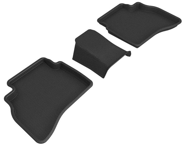 3D MAXpider KAGU Floor Mat for 2021-2023 CHEVROLET TRAILBLAZER  - BLACK - 2ND ROW - L1CH09421509 [2019 2018 2017 2016 2015]