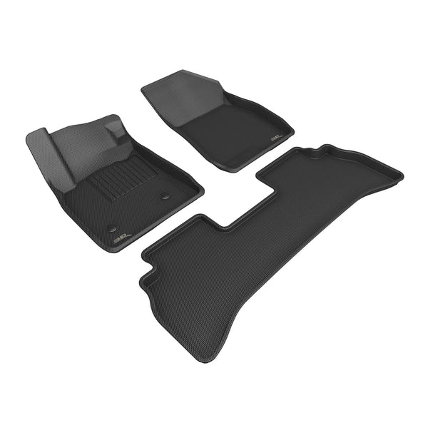 3D MAXpider KAGU Floor Mat for 2021-2023 CHEVROLETE TRAILBLAZER  - BLACK - 1ST ROW 2ND ROW - L1CH10301509 [2023 2022 2021 2020 2019]