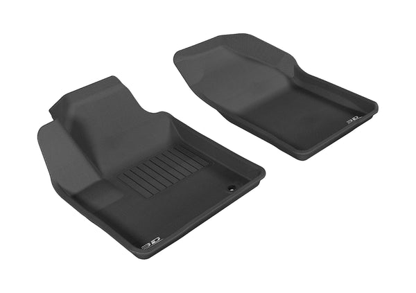 3D MAXpider KAGU Floor Mat for 2007-2010 CHRYSLER SEBRING SEDAN  - BLACK - 1ST ROW - L1CY00111509 [2023 2022 2021 2020]