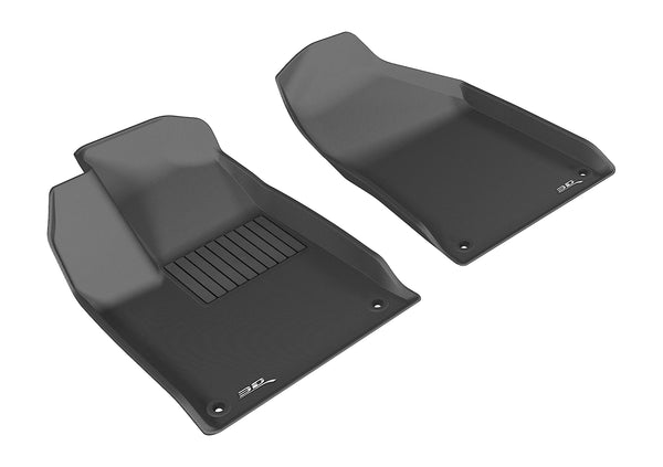 3D MAXpider KAGU Floor Mat for 2015-2017 CHRYSLER 200  - BLACK - 1ST ROW - L1CY00311509 [2024 2023 2022 2021 2020 2019 2018]