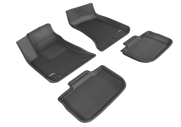 3D MAXpider KAGU Floor Mat for 2011-2023 CHRYSLER 300 RWD  - BLACK - 1ST ROW 2ND ROW - L1CY00401509 [2023 2022 2021 2020]