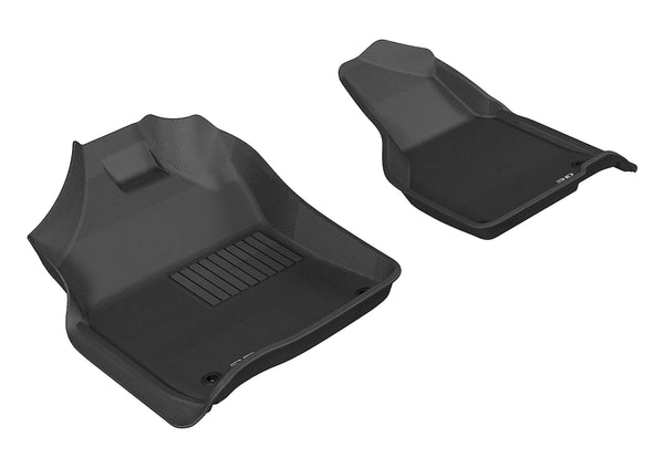 3D MAXpider KAGU Floor Mat for 2019-2023 DODGE RAM 15 CREW/ 25/ 35 CREW/ MEGA  - BLACK - 1ST ROW - L1DG02011509 [2017 2016 2015 2014 2013 2012 2011 2010 2009 2008 2007]