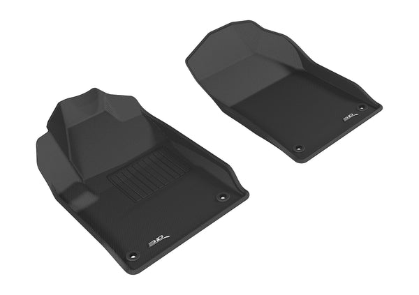 3D MAXpider KAGU Floor Mat for 2013-2016 DODGE DART  - BLACK - 1ST ROW - L1DG02311509 [2022 2021 2020 2019 2018 2017]