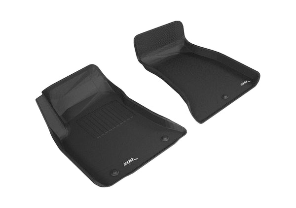 3D MAXpider KAGU Floor Mat for 2015-2023 DODGE CHALLENGER RWD  - BLACK - 1ST ROW - L1DG02611509 [2024 2023 2022 2021 2020 2019]