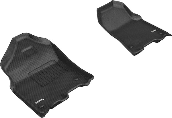 3D MAXpider KAGU Floor Mat for 2019-2024 DODGE RAM 1500 CREW CAB  - BLACK - 1ST ROW - L1DG02811509 [2023 2022 2021 2020 2019]