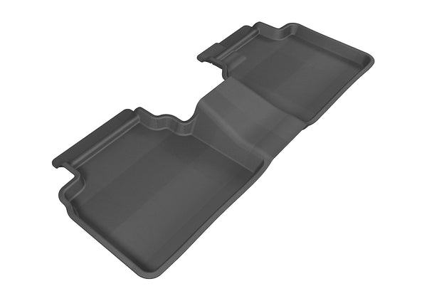 3D MAXpider KAGU Floor Mat for 2006-2012 FORD FUSION  - BLACK - 2ND ROW - L1FR01321509 [2017 2016 2015 2014 2013 2012 2011]