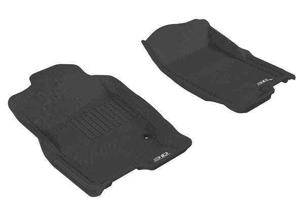 3D MAXpider KAGU Floor Mat for 2006-2010 FORD EXPLORER  - BLACK - 1ST ROW - L1FR03511509 [2015 2014 2013 2012 2011 2010 2009]