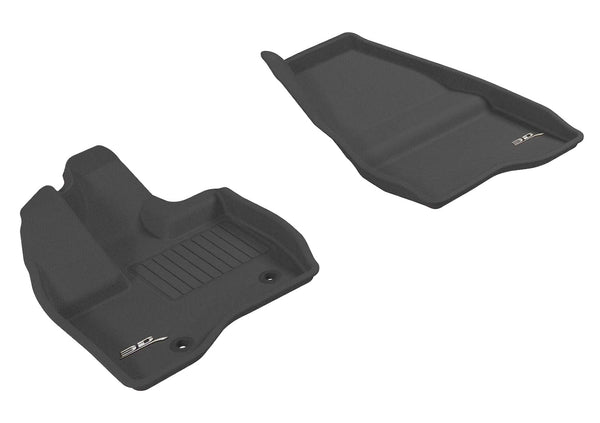 3D MAXpider KAGU Floor Mat for 2011-2014 FORD EXPLORER  - BLACK - 1ST ROW - L1FR03611509 [2012 2011 2010 2009 2008]