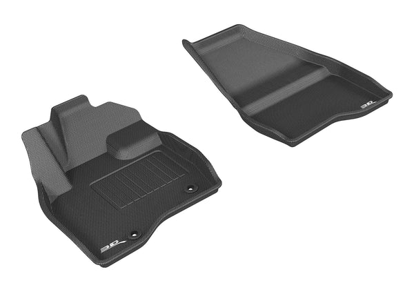 3D MAXpider KAGU Floor Mat for 2015-2016 FORD EXPLORER  - BLACK - 1ST ROW - L1FR09111509 [2017 2016 2015 2014 2013 2012]