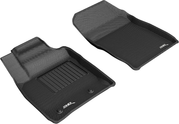 3D MAXpider KAGU Floor Mat for 2018-2022 FORD ECOSPORT  - BLACK - 1ST ROW - L1FR11511509 [2020 2019 2018 2017 2016 2015]