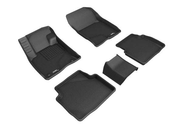 3D MAXpider KAGU Floor Mat for 2020-2023 FORD ESCAPE  - BLACK - 1ST ROW 2ND ROW - L1FR12301509 [2022 2021 2020 2019 2018 2017]