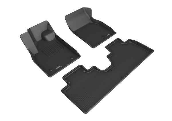 3D MAXpider KAGU Floor Mat for 2021-2023 FORD MUSTANG MACH-E  - BLACK - 1ST ROW 2ND ROW - L1FR13801509 [2021 2020 2019 2018 2017]