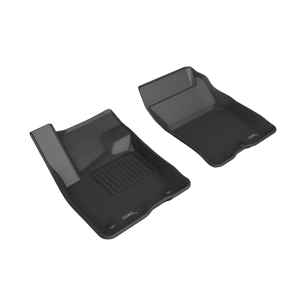 3D MAXpider KAGU Floor Mat for 2021-2024 FORD BRONCO SPORT  - BLACK - 1ST ROW - L1FR14611509 [2023 2022 2021 2020]