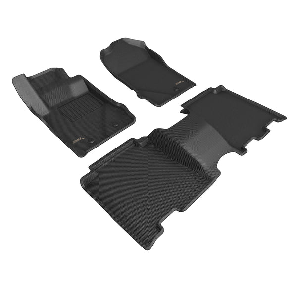 3D MAXpider KAGU Floor Mat for 2022-2023 FORD BRONCO  - BLACK - 1ST ROW 2ND ROW - L1FR14901509 [2023 2022 2021 2020]