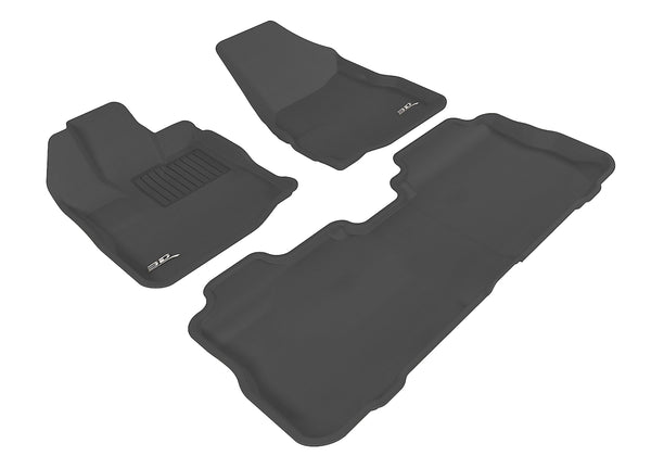 3D MAXpider KAGU Floor Mat for 2010-2017 GMC TERRAIN  - BLACK - 1ST ROW 2ND ROW - L1GM00501509 [2023 2022 2021]