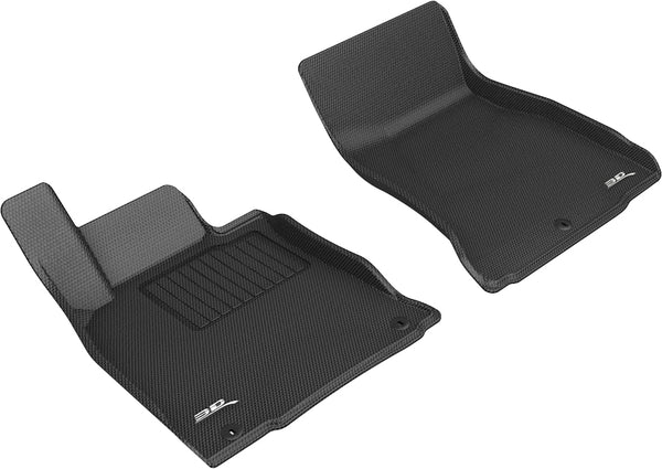 3D MAXpider KAGU Floor Mat for 2019-2023 GENESIS G70 RWD  - BLACK - 1ST ROW - L1GS00511509 [2023 2022 2021 2020 2019 2018]