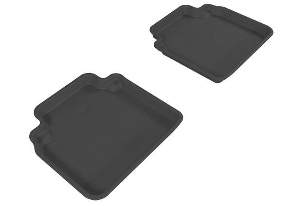 3D MAXpider KAGU Floor Mat for 2008-2012 HONDA ACCORD SEDAN  - BLACK - 2ND ROW - L1HD00821509 [2023 2022 2021 2020 2019 2018]