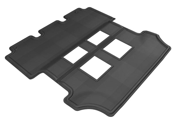 3D MAXpider KAGU Floor Mat for 2011-2017 HONDA ODYSSEY EX  - BLACK - 2ND ROW - L1HD03821509 [2010 2009 2008 2007 2006]