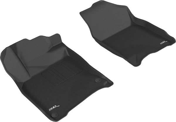 3D MAXpider KAGU Floor Mat for 2016-2021 HONDA CIVIC  - BLACK - 1ST ROW - L1HD07411509 [2023 2022]