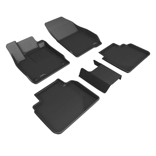 3D MAXpider KAGU FLOOR MAT for 2023-2023 HONDA ACCORD  - BLACK - 1ST ROW 2ND ROW - L1HD13401509 [2020 2019 2018 2017 2016]