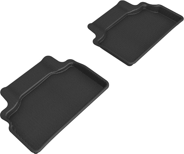 3D MAXpider KAGU Floor Mat for 2013-2016 HYUNDAI GENESIS COUPE  - BLACK - 2ND ROW - L1HY02321509 [2024 2023 2022 2021 2020]