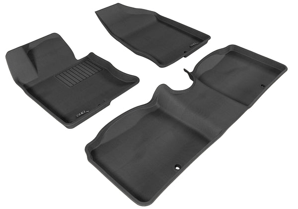 3D MAXpider KAGU Floor Mat for 2012-2017 HYUNDAI AZERA  - BLACK - 1ST ROW 2ND ROW - L1HY02601509 [2023 2022 2021]