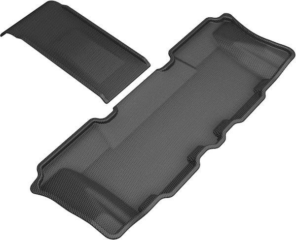 3D MAXpider KAGU Floor Mat for 2013-2019 HYUNDAI SANTA FE/ SANTA FE XL  - BLACK - 3RD ROW - L1HY02831509 [2023 2022 2021]