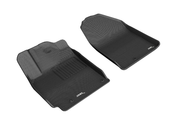 3D MAXpider KAGU Floor Mat for 2019-2021 HYUNDAI VELOSTER  - BLACK - 1ST ROW - L1HY08911509 [2022 2021 2020 2019 2018 2017 2016 2015 2014]