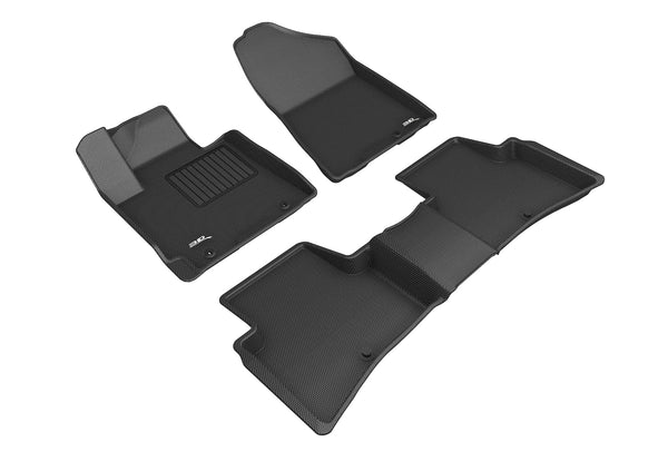 3D MAXpider KAGU Floor Mat for 2019-2021 HYUNDAI TUCSON  - BLACK - 1ST ROW 2ND ROW - L1HY09801509 [2024 2023 2022 2021 2020]