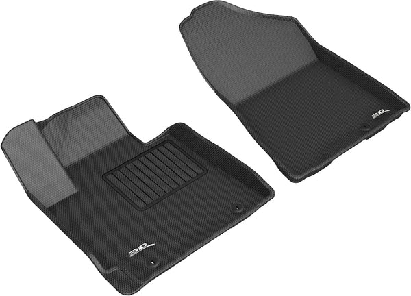 3D MAXpider KAGU Floor Mat for 2019-2021 HYUNDAI TUCSON  - BLACK - 1ST ROW - L1HY09811509 [2024 2023 2022 2021 2020]