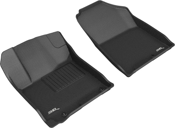 3D MAXpider KAGU Floor Mat for 2020-2023 HYUNDAI VENUE  - BLACK - 1ST ROW - L1HY10211509 [2023 2022]