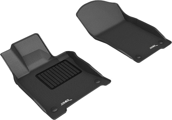 3D MAXpider KAGU Floor Mat for 2018-2023 INFINITI Q50  - BLACK - 1ST ROW - L1IN03011509 [2023 2022 2021 2020 2019 2018]