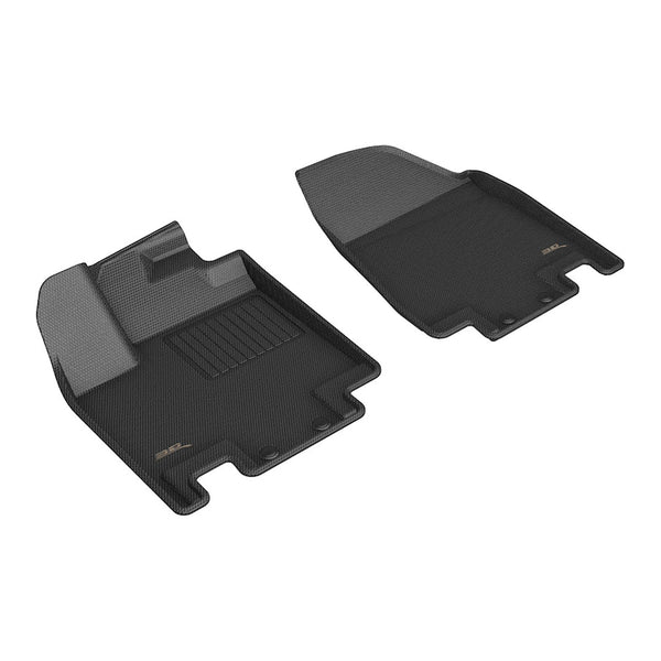 3D MAXpider KAGU Floor Mat for 2022-2023 INFINITI QX60  - BLACK - 1ST ROW - L1IN03211509 [2024 2023 2022 2021 2020 2019]