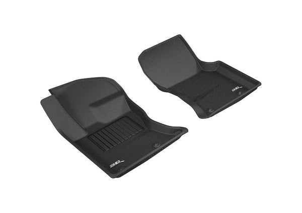 3D MAXpider KAGU Floor Mat for 2017-2024 JAGUAR/ LAND ROVER F-PACE/ RANGE ROVER VELAR  - BLACK - 1ST ROW - L1JG01211509 [2024 2023 2022]