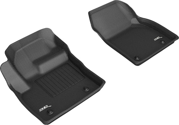 3D MAXpider KAGU Floor Mat for 2018-2023 JAGUAR E-PACE  - BLACK - 1ST ROW - L1JG01311509 [2023 2022 2021 2020 2019]