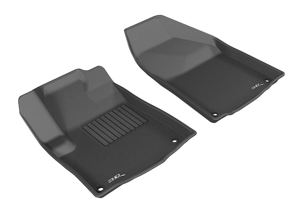 3D MAXpider KAGU Floor Mat for 2014-2015 JEEP CHEROKEE (KL)  - BLACK - 1ST ROW - L1JP01011509 [2019 2018 2017 2016]