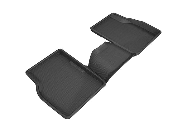 3D MAXpider KAGU Floor Mat for 2017-2023 JEEP COMPASS  - BLACK - 2ND ROW - L1JP01621509 [2022 2021 2020 2019]