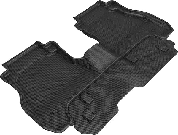 3D MAXpider KAGU Floor Mat for 2020-2023 JEEP GLADIATOR JT  - BLACK - 2ND ROW - L1JP02221509 [2023 2022 2021 2020 2019 2018]