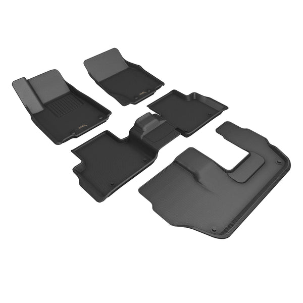 3D MAXpider KAGU FLOOR MAT for 2022-2023 JEEP GRAND CHEROKEE  - BLACK - 1ST ROW 2ND ROW - L1JP03001509 [2024 2023 2022 2021]