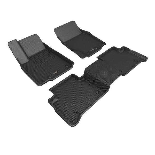 3D MAXpider KAGU FLOOR MAT for 2023-2023 JEEP GRAND CHEROKEE 4XE  - BLACK - 1ST ROW 2ND ROW  - L1JP03201509 [2022 2021 2020]