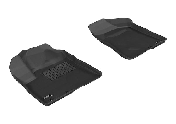 3D MAXpider KAGU Floor Mat for 2011-2013 KIA SORENTO 7-SEATS  - BLACK - 1ST ROW - L1KA00911509 [2024 2023 2022 2021 2020]