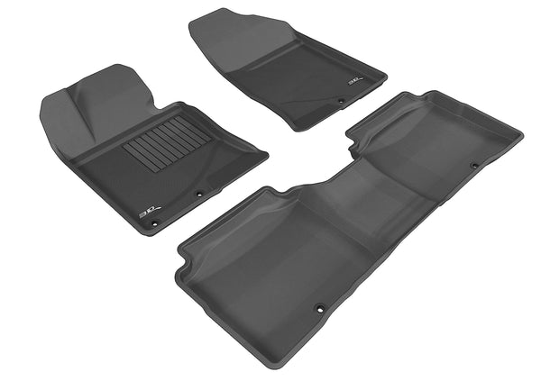 3D MAXpider KAGU Floor Mat for 2011-2015 KIA OPTIMA  - BLACK - 1ST ROW 2ND ROW - L1KA02501509 [2023]