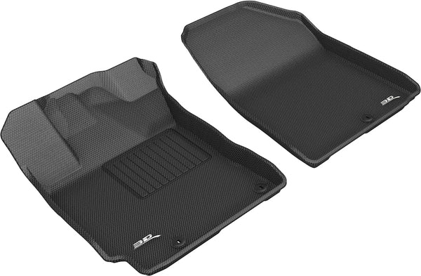 3D MAXpider KAGU Floor Mat for 2019-2023 KIA FORTE  - BLACK - 1ST ROW - L1KA04711509 [2023 2022 2021 2020 2019 2018 2017]