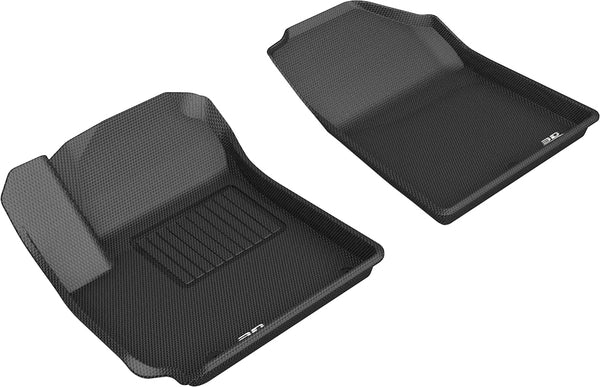 3D MAXpider KAGU Floor Mat for 2020-2023 KIA SOUL  - BLACK - 1ST ROW - L1KA05011509 [2020 2019 2018 2017 2016 2015 2014 2013 2012 2011]